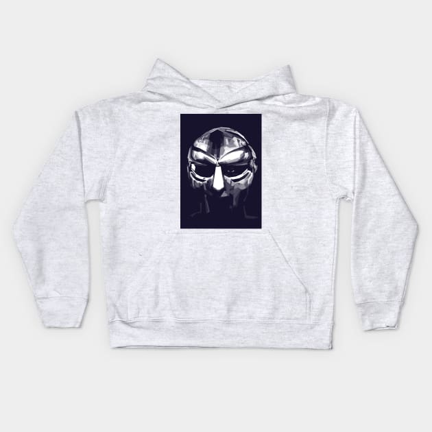 Mf Doom Kids Hoodie by SiksisArt